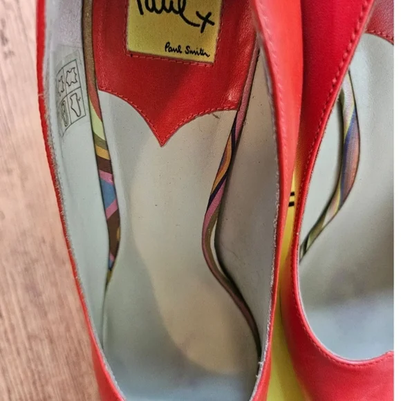 Paul Smith Vibrant Red Heels - Picture 6 of 8